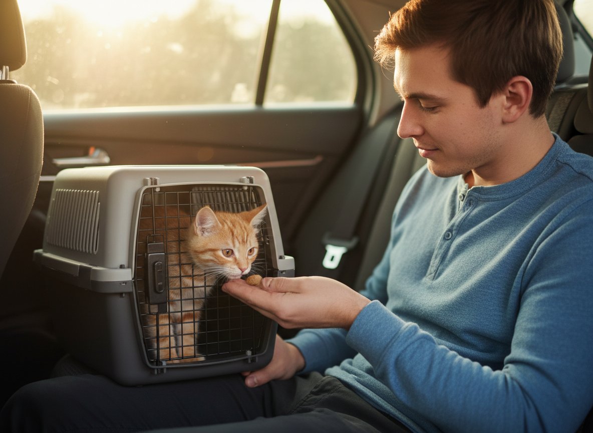 A Stray Cat From Baghdad Just Flew Cargo to Wisconsin to Live With His Soldier